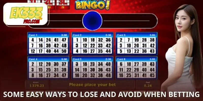 Some easy ways to lose and avoid when betting Some easy ways to lose and avoid when betting