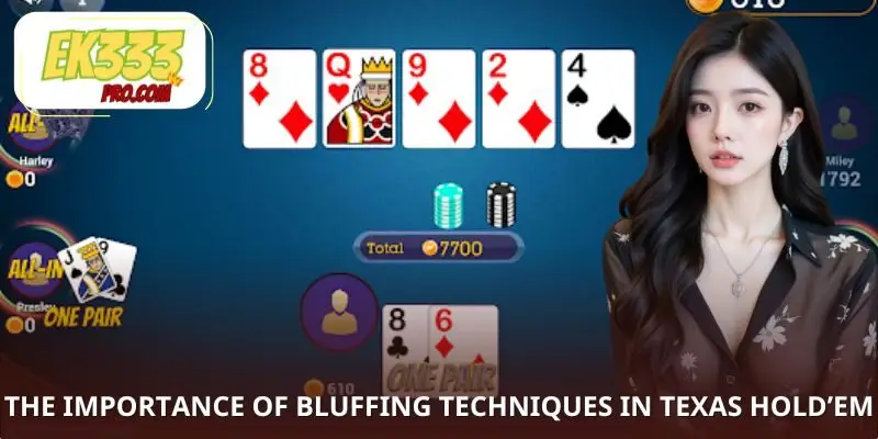 The importance of bluffing techniques in Texas Holdem The importance of bluffing techniques in Texas Holdem