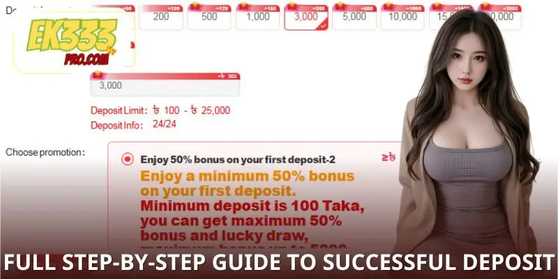 Full step-by-step guide to successful deposit Full step-by-step guide to successful deposit