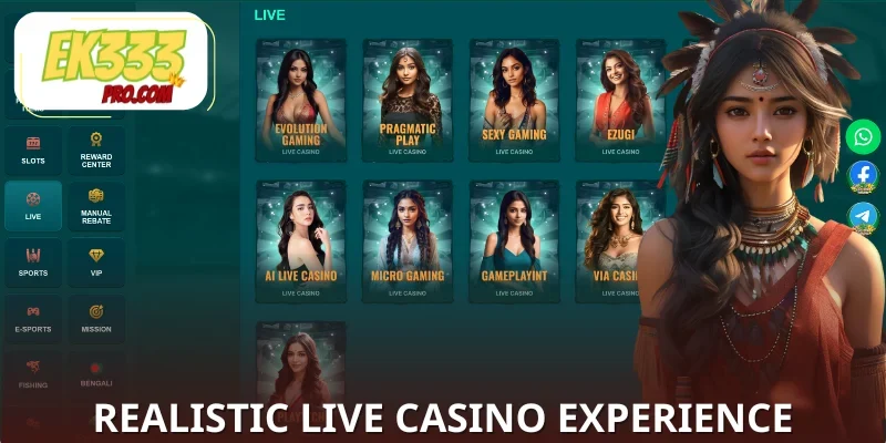Experience Live Casino EK333 with Dealer Experience Live Casino EK333 with Dealer