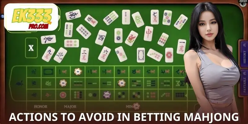 Actions to Avoid in Betting Mahjong Actions to Avoid in Betting Mahjong