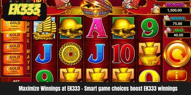 Maximize Winnings at EK333 - Smart game choices boost EK333 winnings