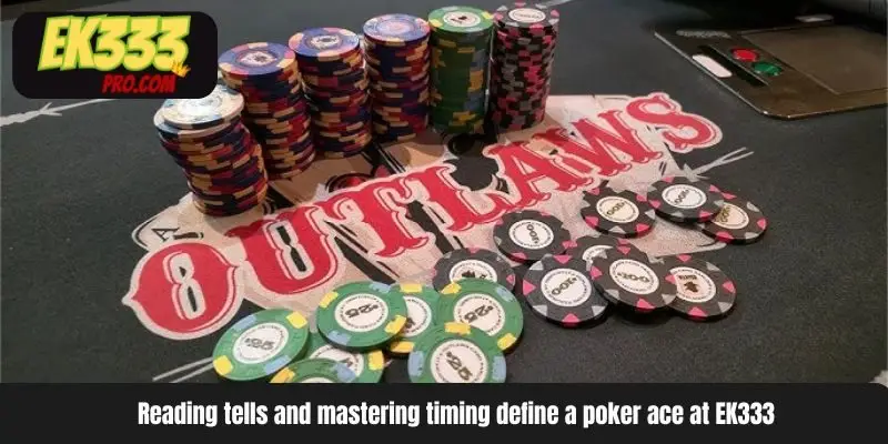 Reading tells and mastering timing define a poker ace at EK333
