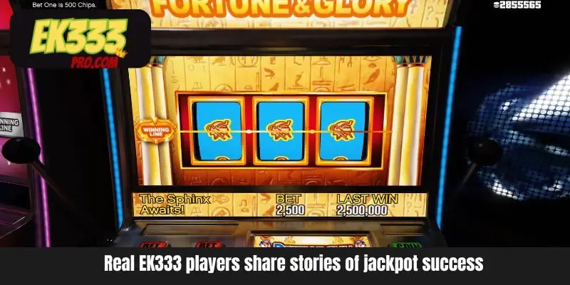 Real EK333 players share stories of jackpot success Real EK333 players share stories of jackpot success